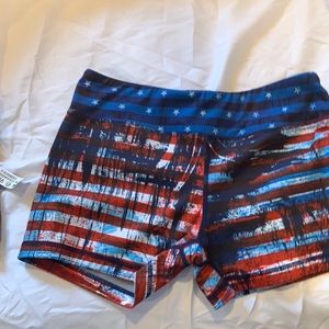 IAB patriot no ride booty shorts